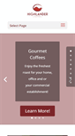 Mobile Screenshot of highlandercoffee.com